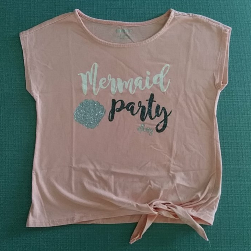 DKNY "Mermaid Party" Crop Top size Medium